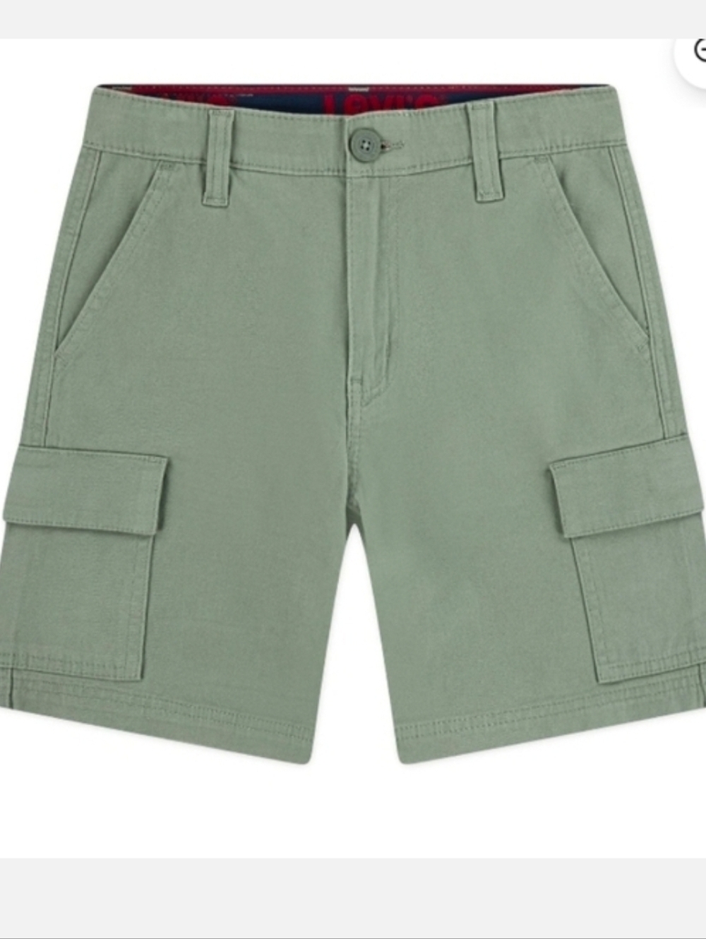 Levi's Boys Utility Cargo Short Comfort Stretch Adjustable Waist Flex Stretch Wa